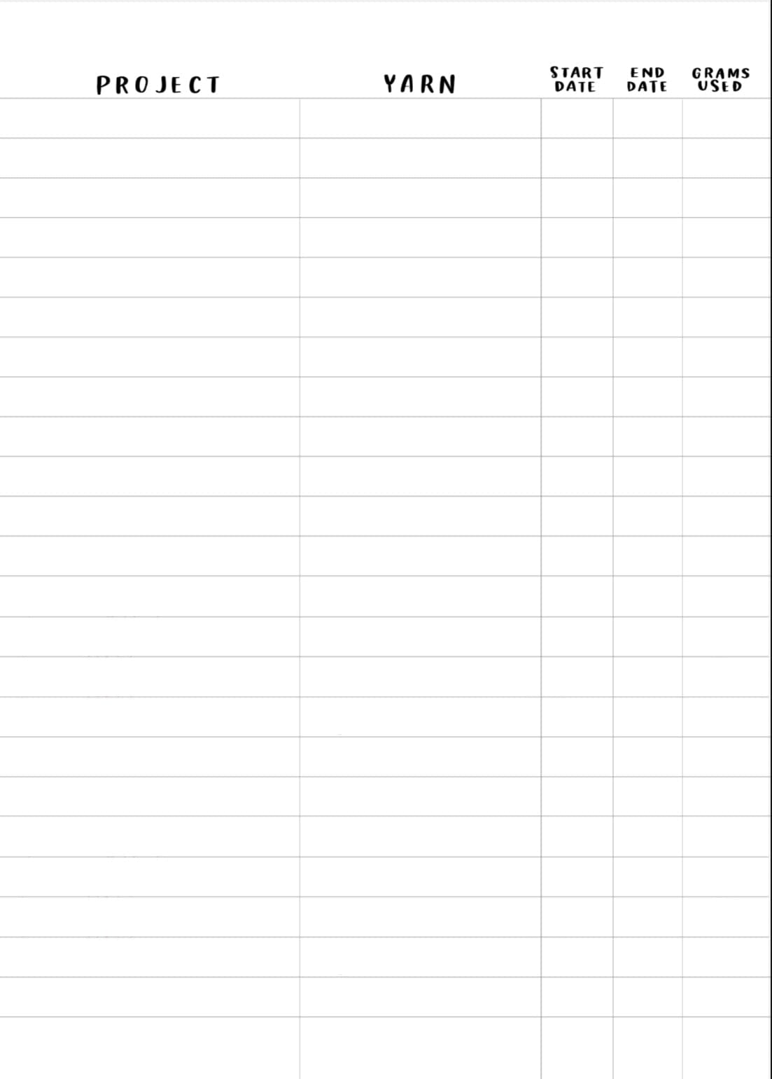 The Bullet Journal for Knitters 2026 - PRE ORDER