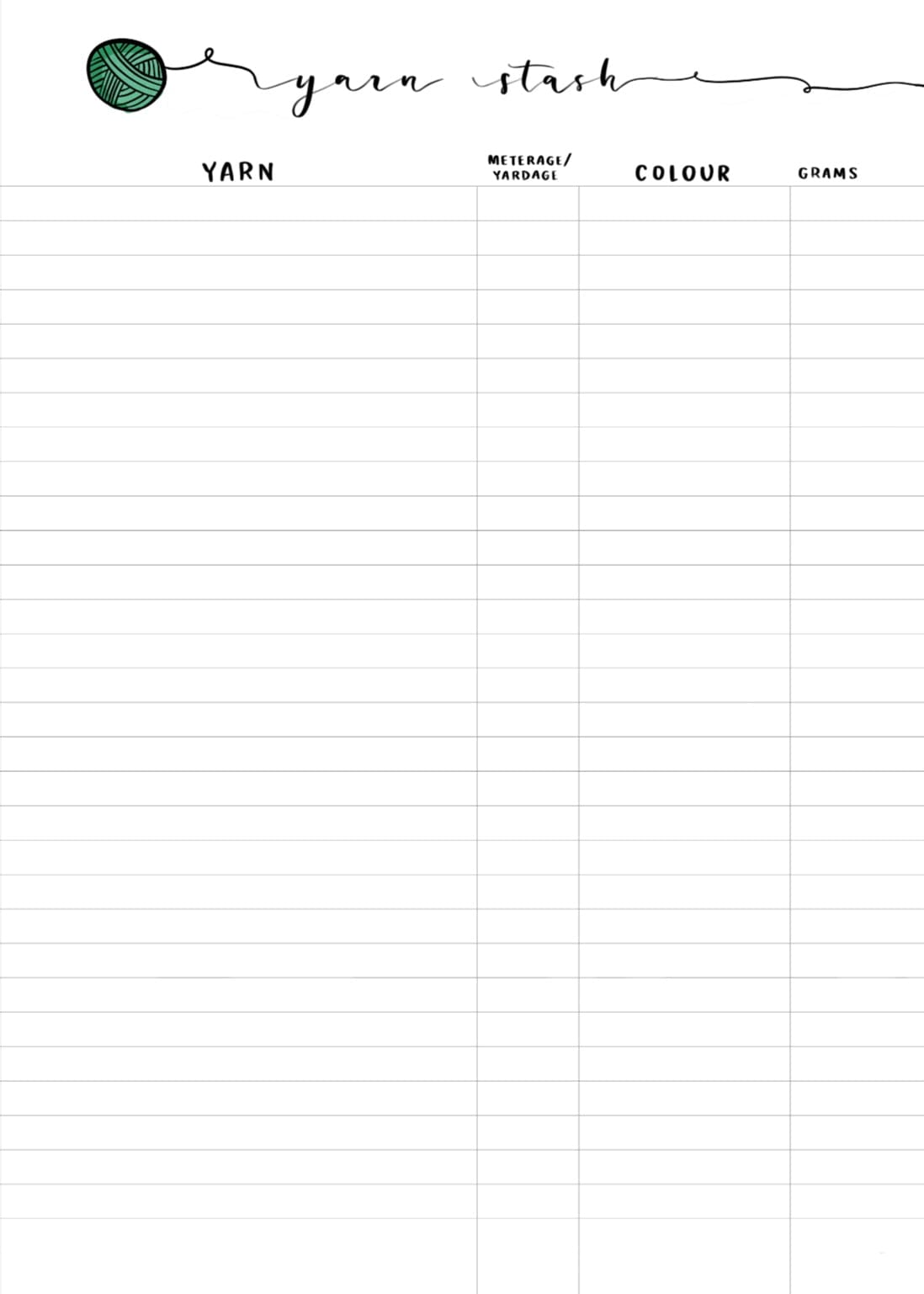 The Bullet Journal for Knitters 2026 - PRE ORDER
