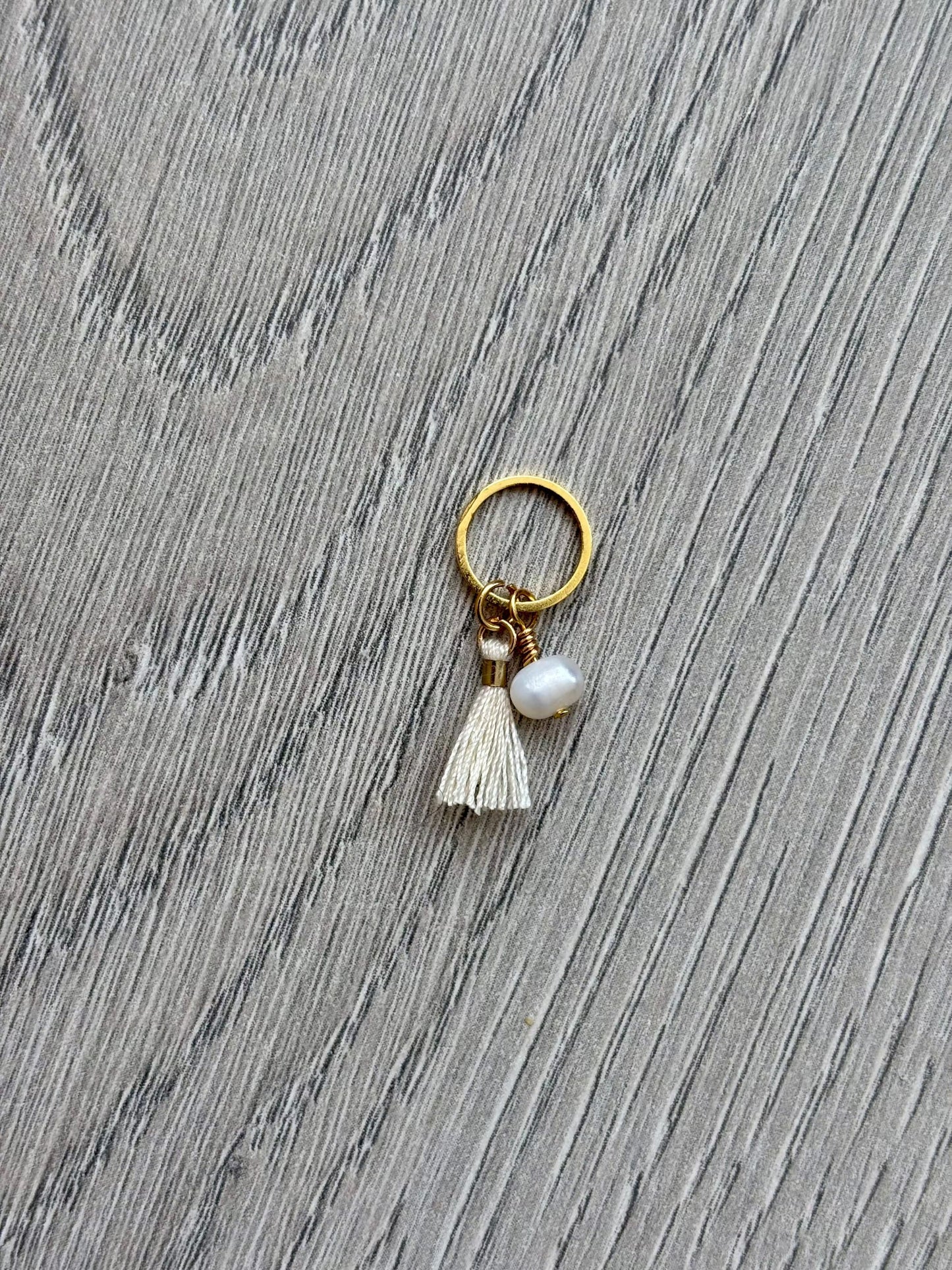 Pearl and Tassel Stitch Marker