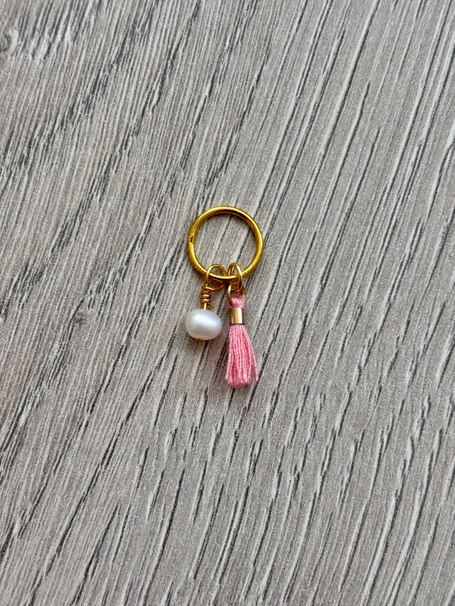 Pearl and Tassel Stitch Marker