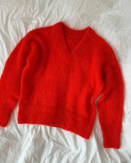 Stockholm Sweater V-Neck by PetiteKnit - Hard copy pattern