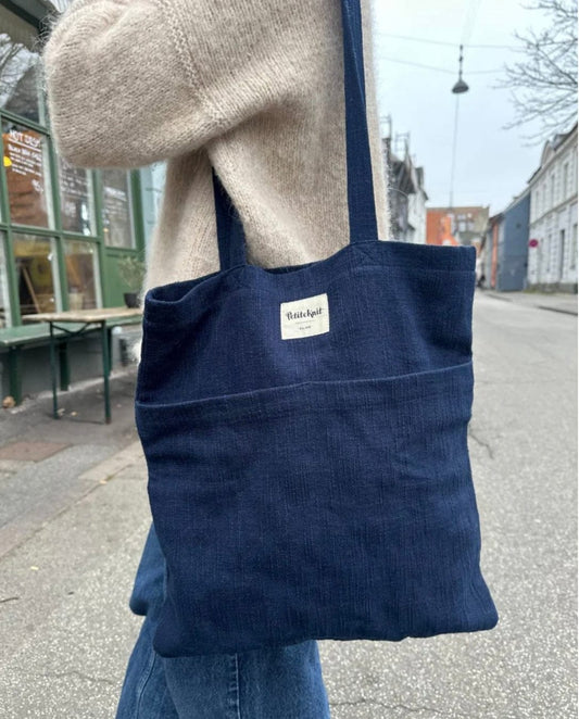 Knitter's Tote Bag - Night Sky by PetiteKnit