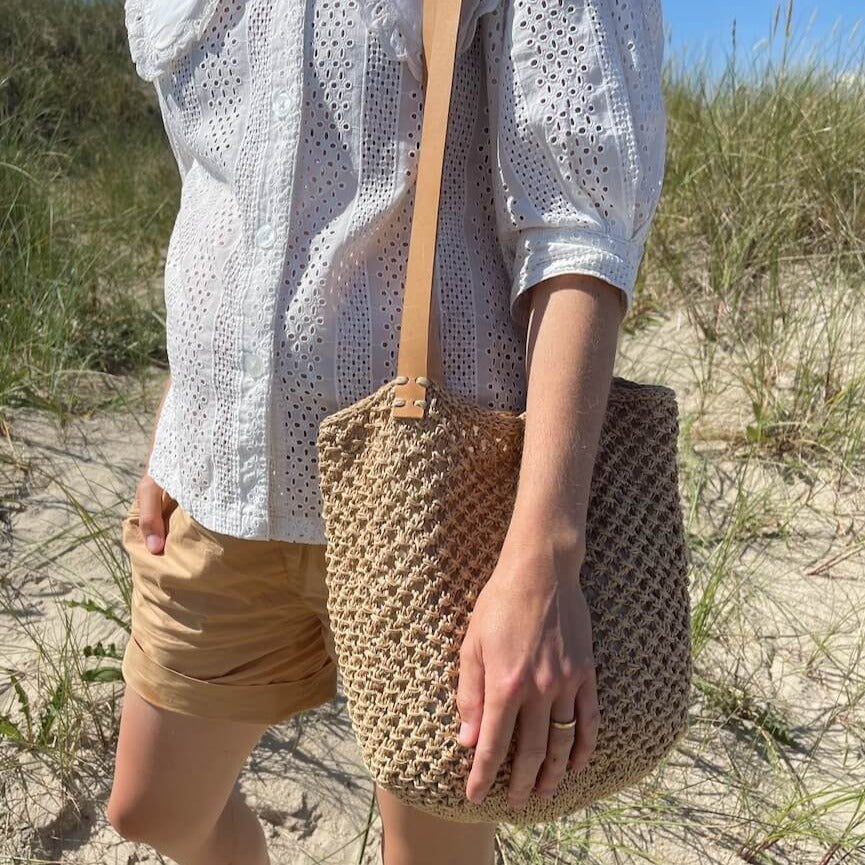 French Market Bag Printed Pattern by Petite Knit