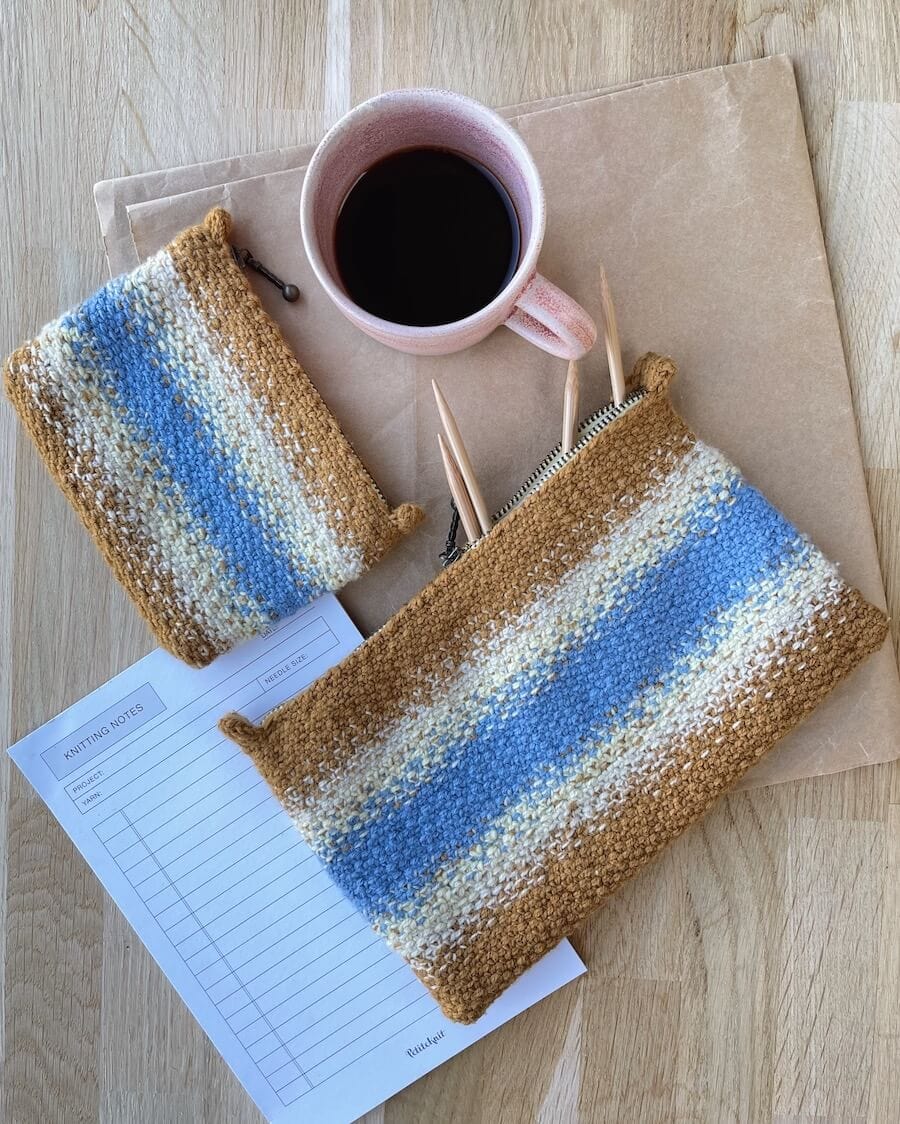 Technicolour Purse by Petite Knit Printed Pattern