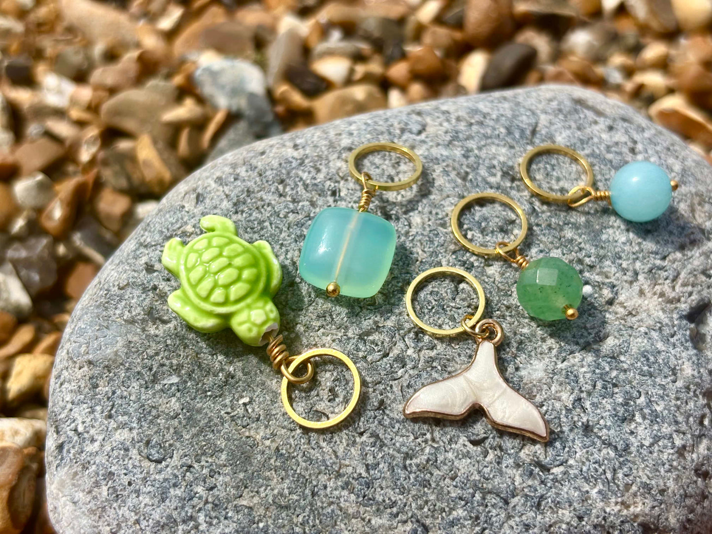 Turtle Beach Stitch Marker Set