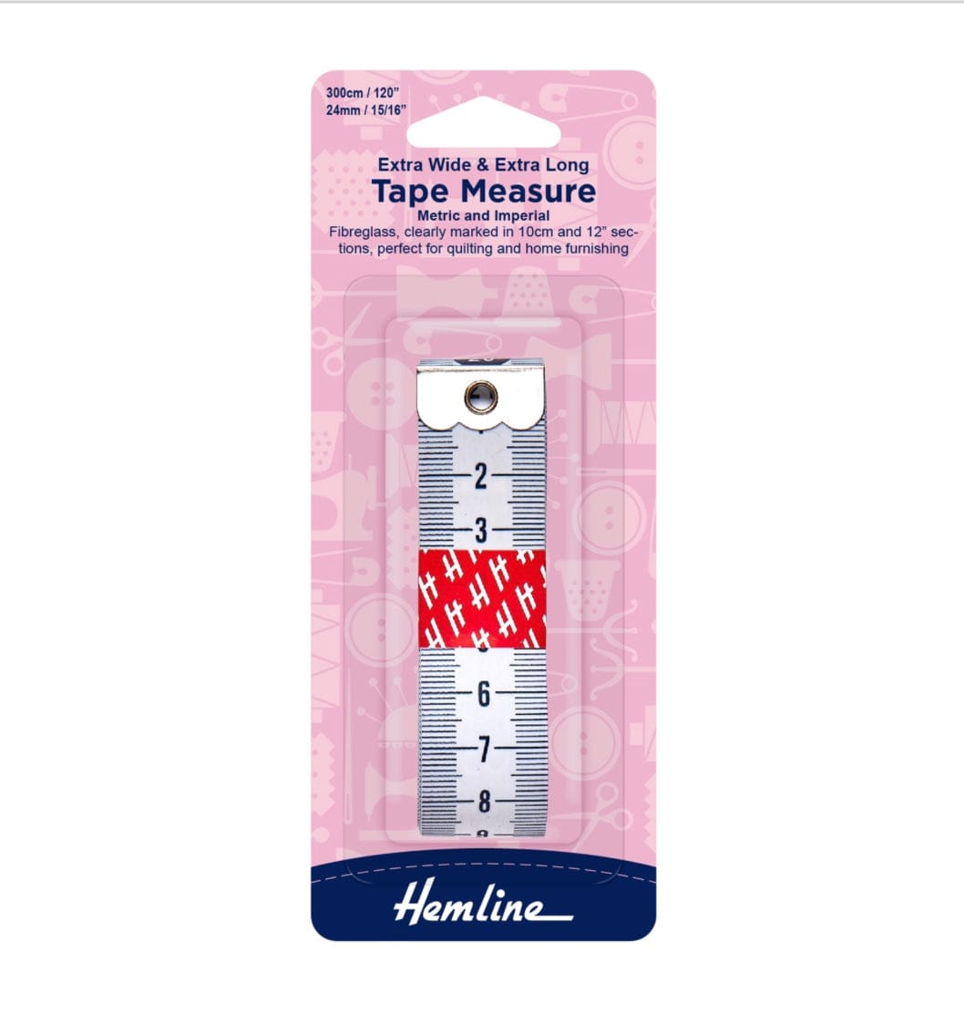 Hemline Wide 300cm/ 120" Measuring tape