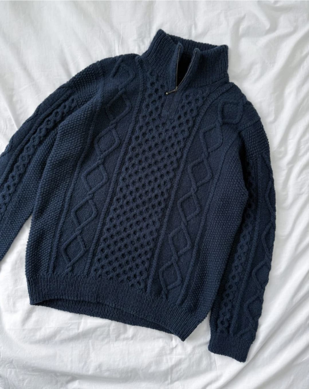 Dagmar Zipper Sweater Man by PetiteKnit