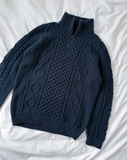 Dagmar Zipper Sweater Man by PetiteKnit