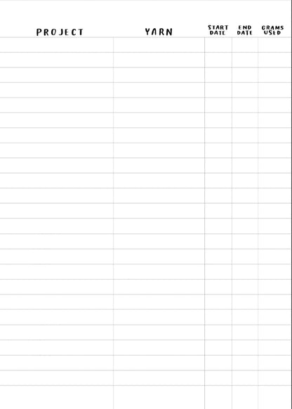 The Bullet Journal for Knitters 2026 - PRE ORDER
