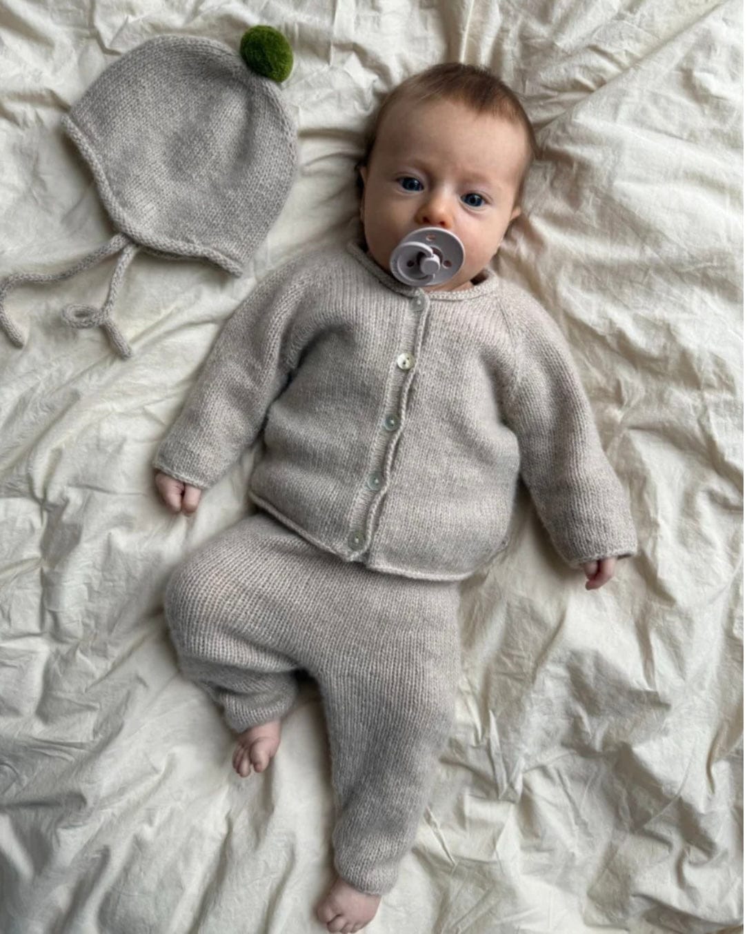 Cleo Baby Set by PetiteKnit - Hard copy pattern