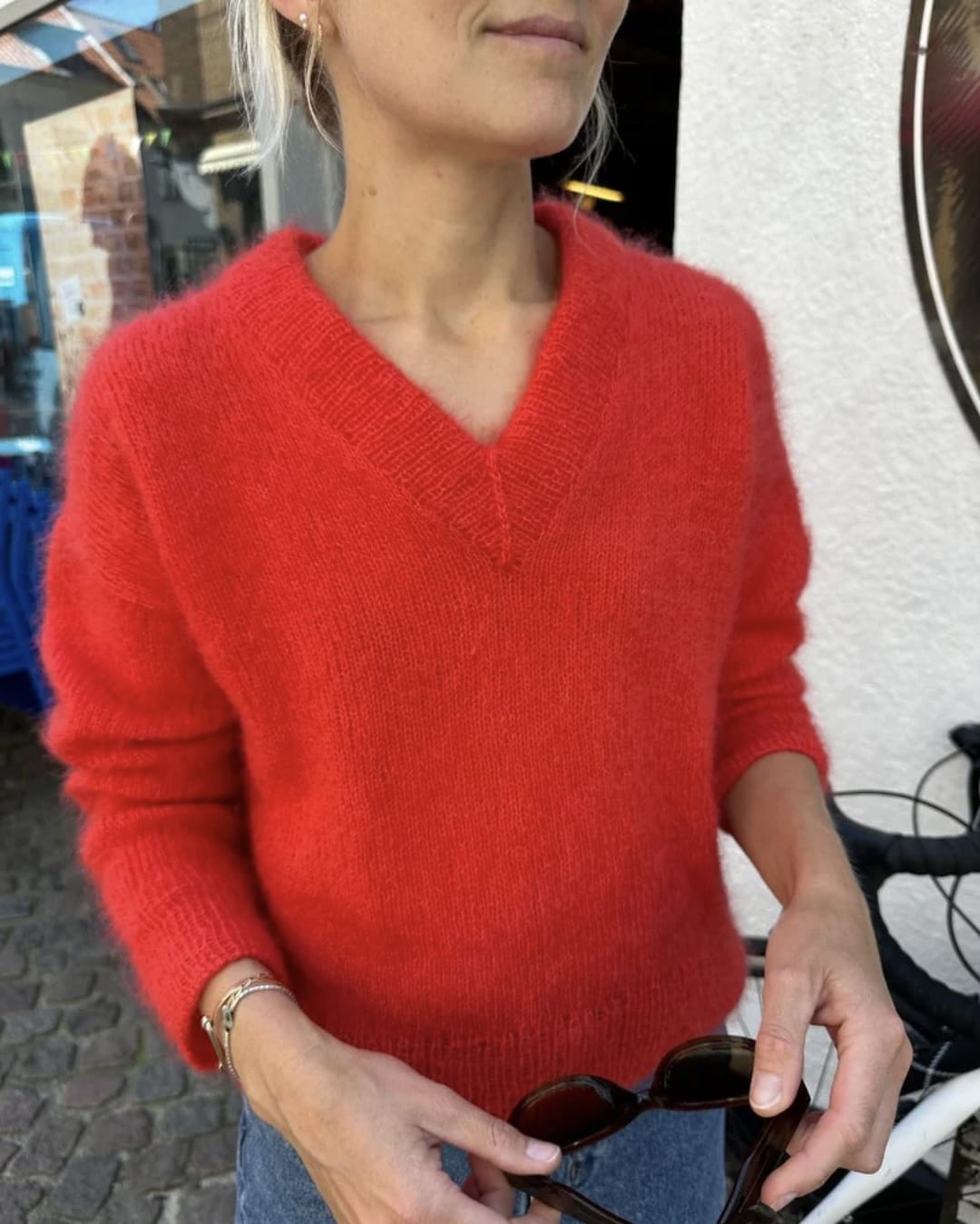 Stockholm Sweater V-Neck by PetiteKnit - Hard copy pattern