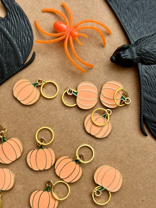Pumpkin stitch marker