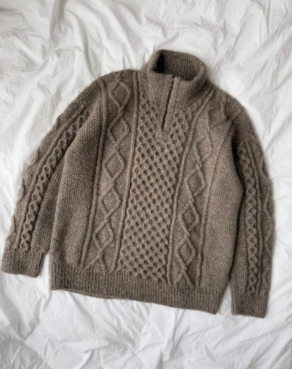 Dagmar Zipper Sweater Man by PetiteKnit