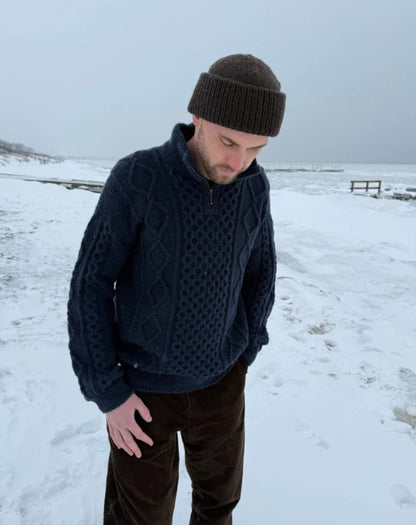 Dagmar Zipper Sweater Man by PetiteKnit