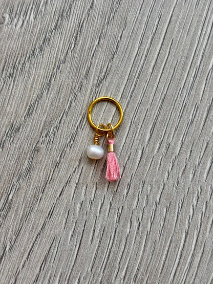 Pearl and Tassel Stitch Marker