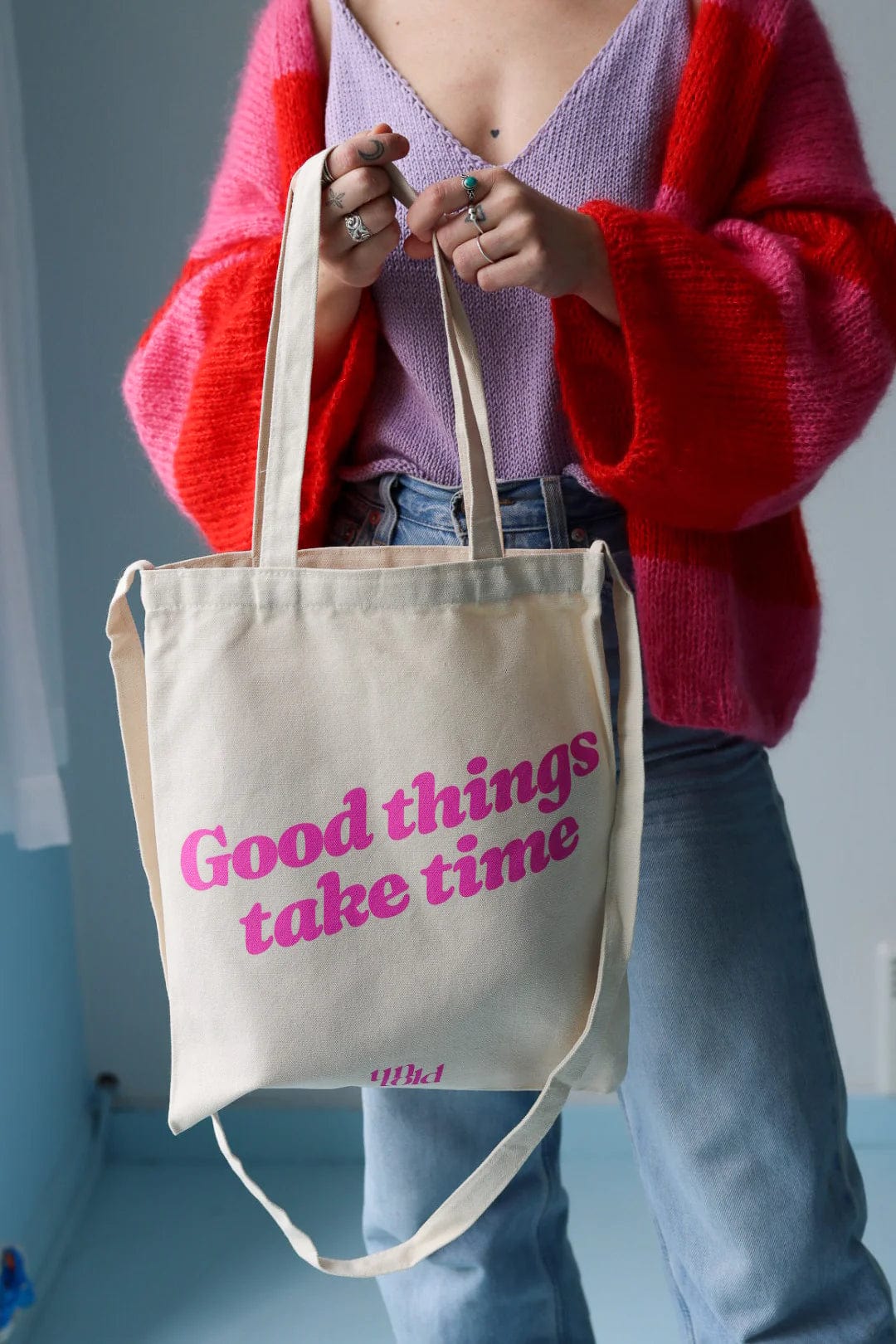 Good Things Take Time Tote bag by Un-Told