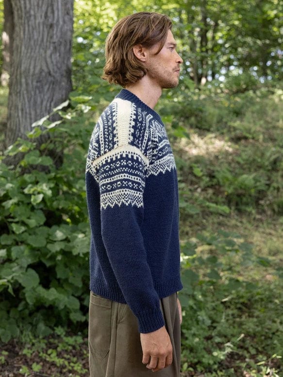 2410-03 Marius Sweater for Men by Sandnes Garn - Hard Copy