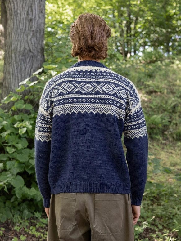 2410-03 Marius Sweater for Men by Sandnes Garn - Hard Copy