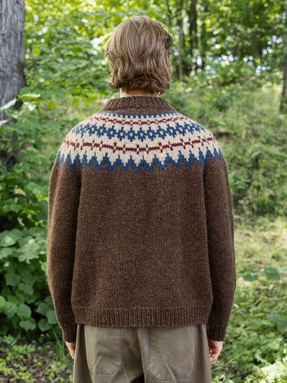 2410-06 Polar-Light Sweater for Men by Sandnes Garn - Hard Copy Pattern