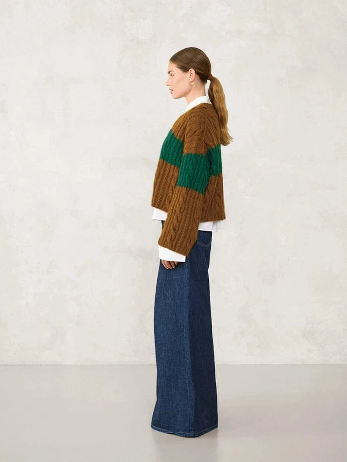 2507-01 Brady Sweater pattern by Sandnes Garn - Hard Copy