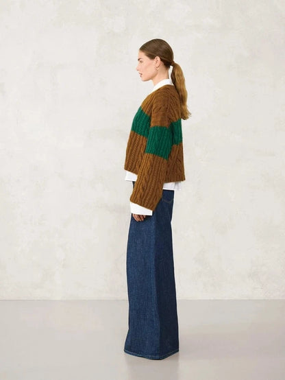 2507-01 Brady Sweater pattern by Sandnes Garn - Hard Copy