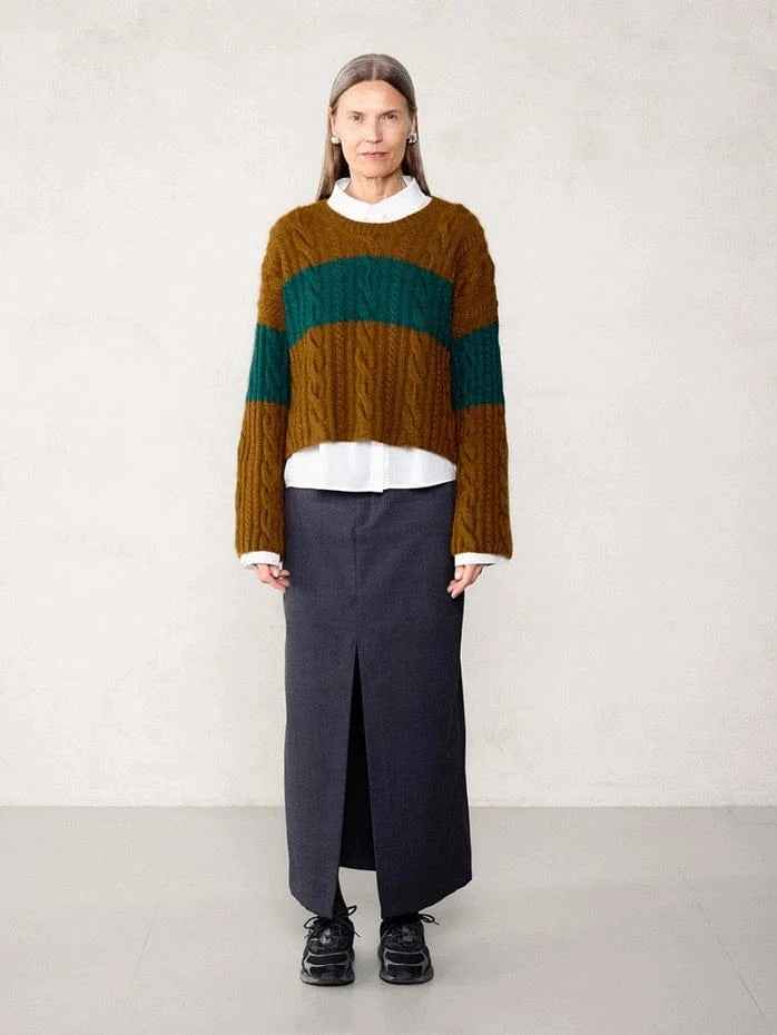 2507-01 Brady Sweater pattern by Sandnes Garn - Hard Copy
