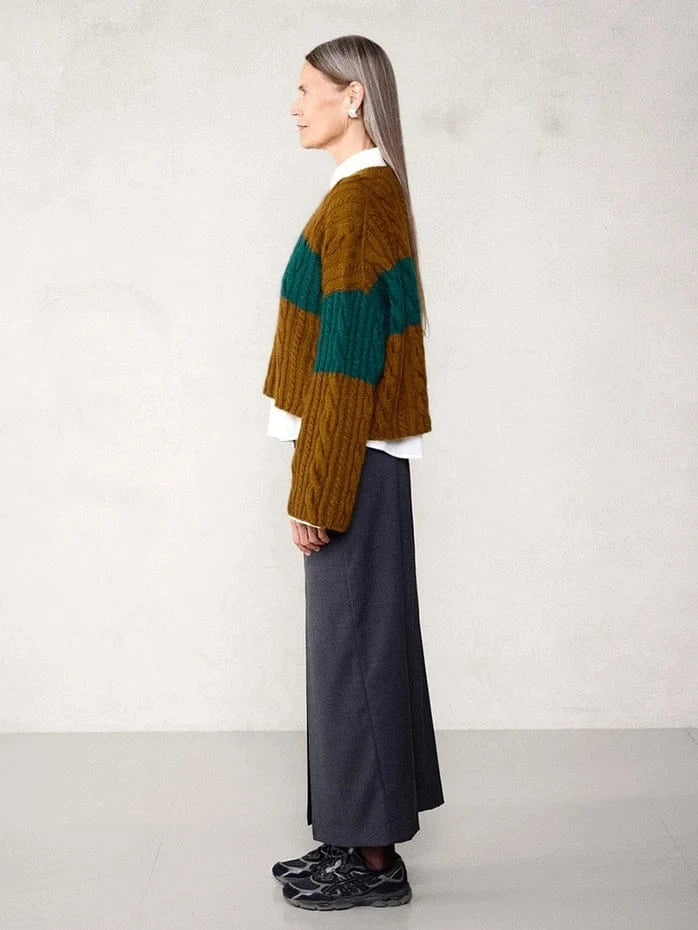 2507-01 Brady Sweater pattern by Sandnes Garn - Hard Copy