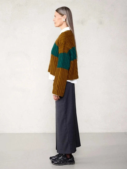 2507-01 Brady Sweater pattern by Sandnes Garn - Hard Copy