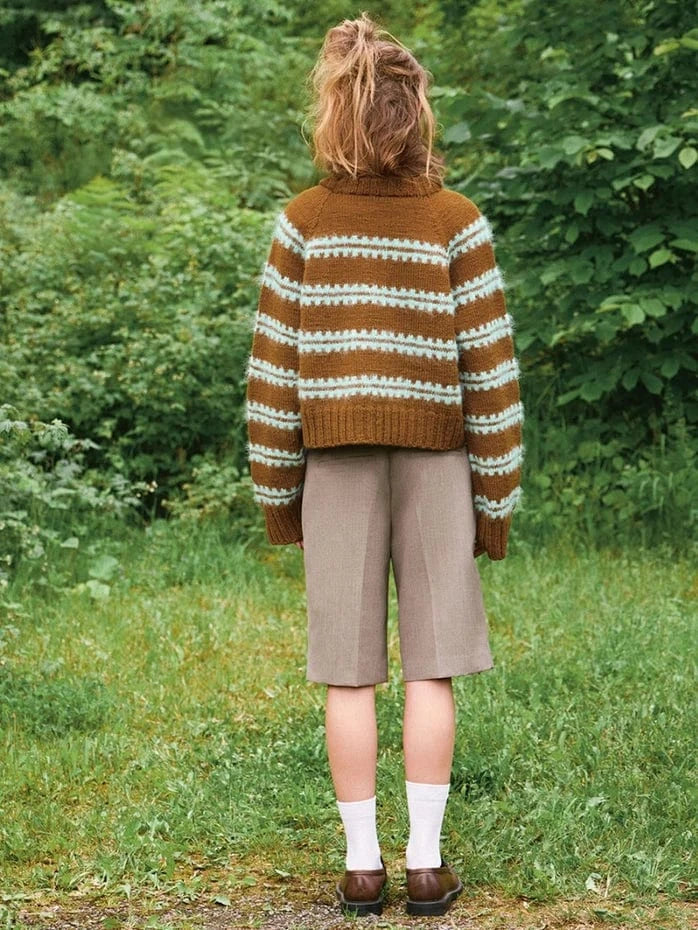 2507-08 Ridge Sweater by Sandnes Garn - Hard copy