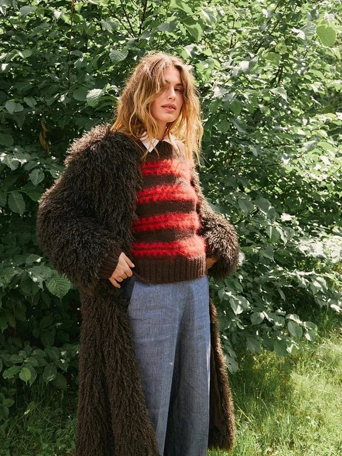 2507-08 Ridge Sweater by Sandnes Garn - Hard copy