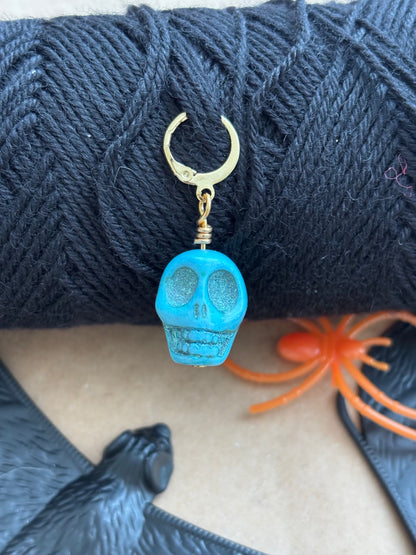 Skull stitch marker / progress keeper