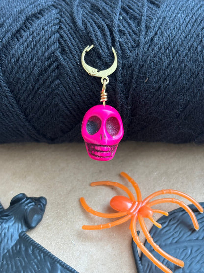 Skull stitch marker / progress keeper