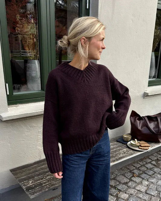 Hannah Sweater by PetiteKnit - Hard Copy Pattern