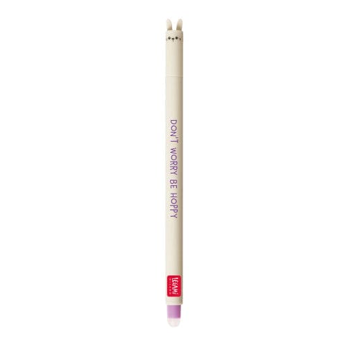 Legami Erasable Pen - Bunny - Purple Ink