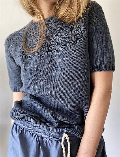 Peacock Tee by LE Knit Kit