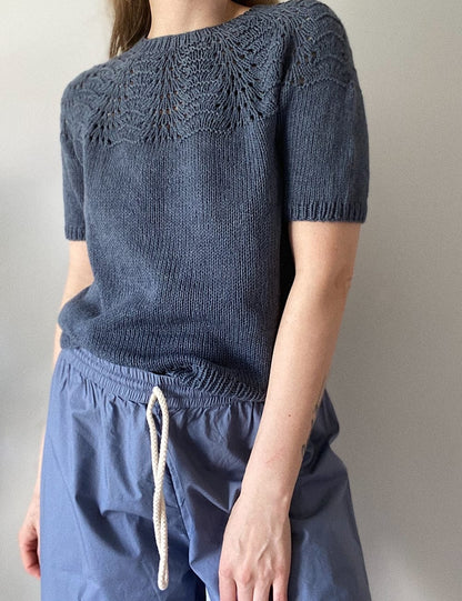 Peacock Tee by LE Knit Kit