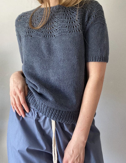 Peacock Tee by LE Knit Kit