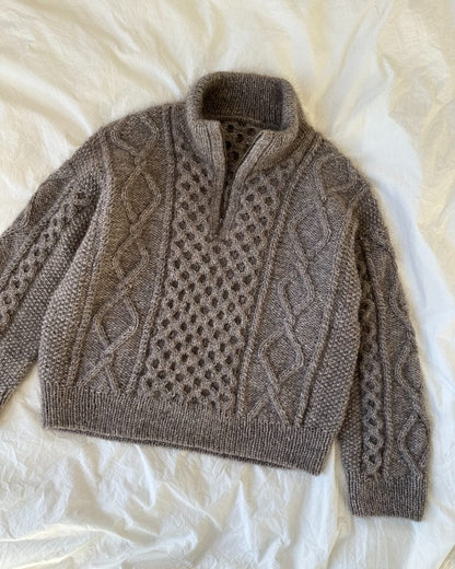 Dagmar Zipper Sweater by PetiteKnit - Hard Copy pattern