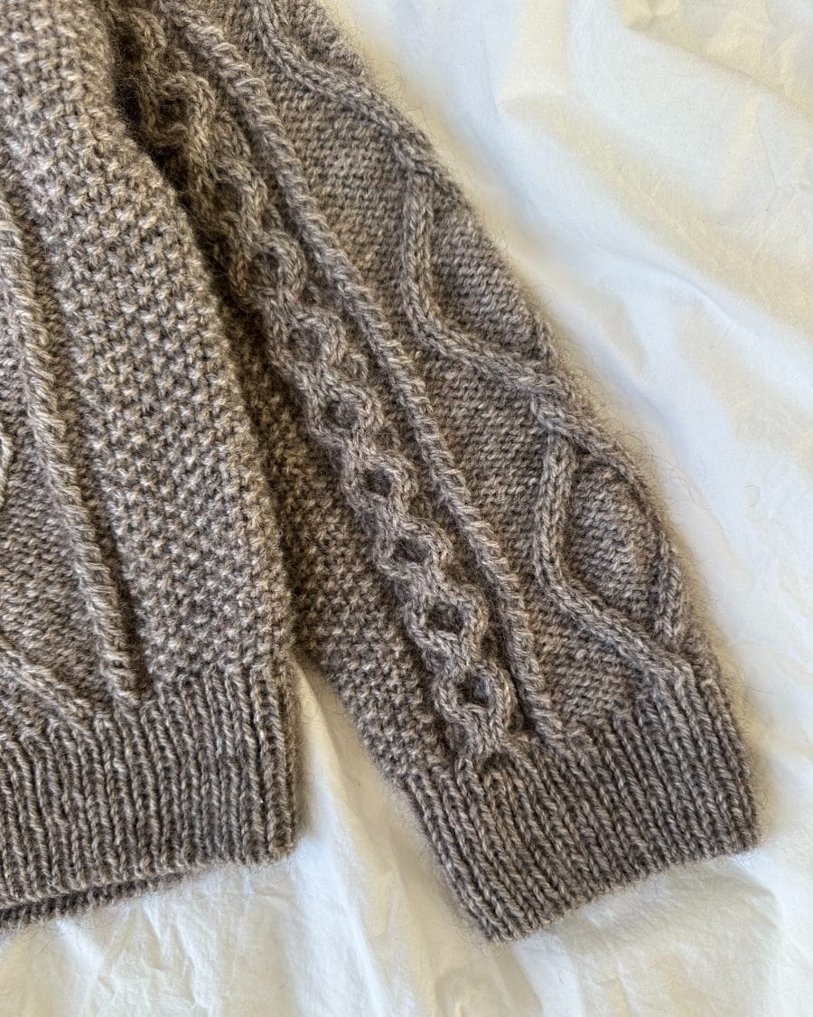 Dagmar Zipper Sweater by PetiteKnit - Hard Copy pattern