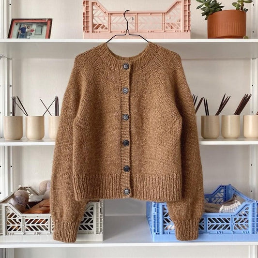 Novice Cardigan Chunky Edition by PetiteKnit - Hard Copy Pattern