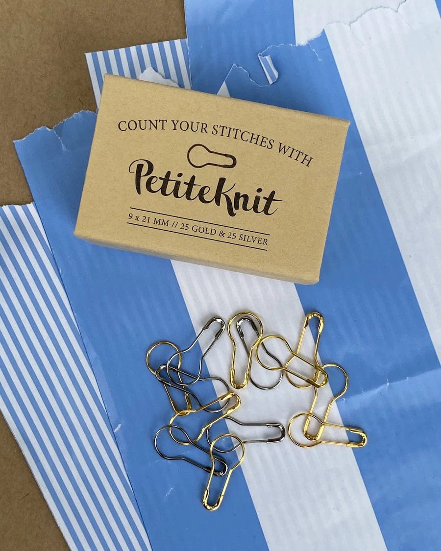 "Count Your Stitches With PetiteKnit" Stitch Markers